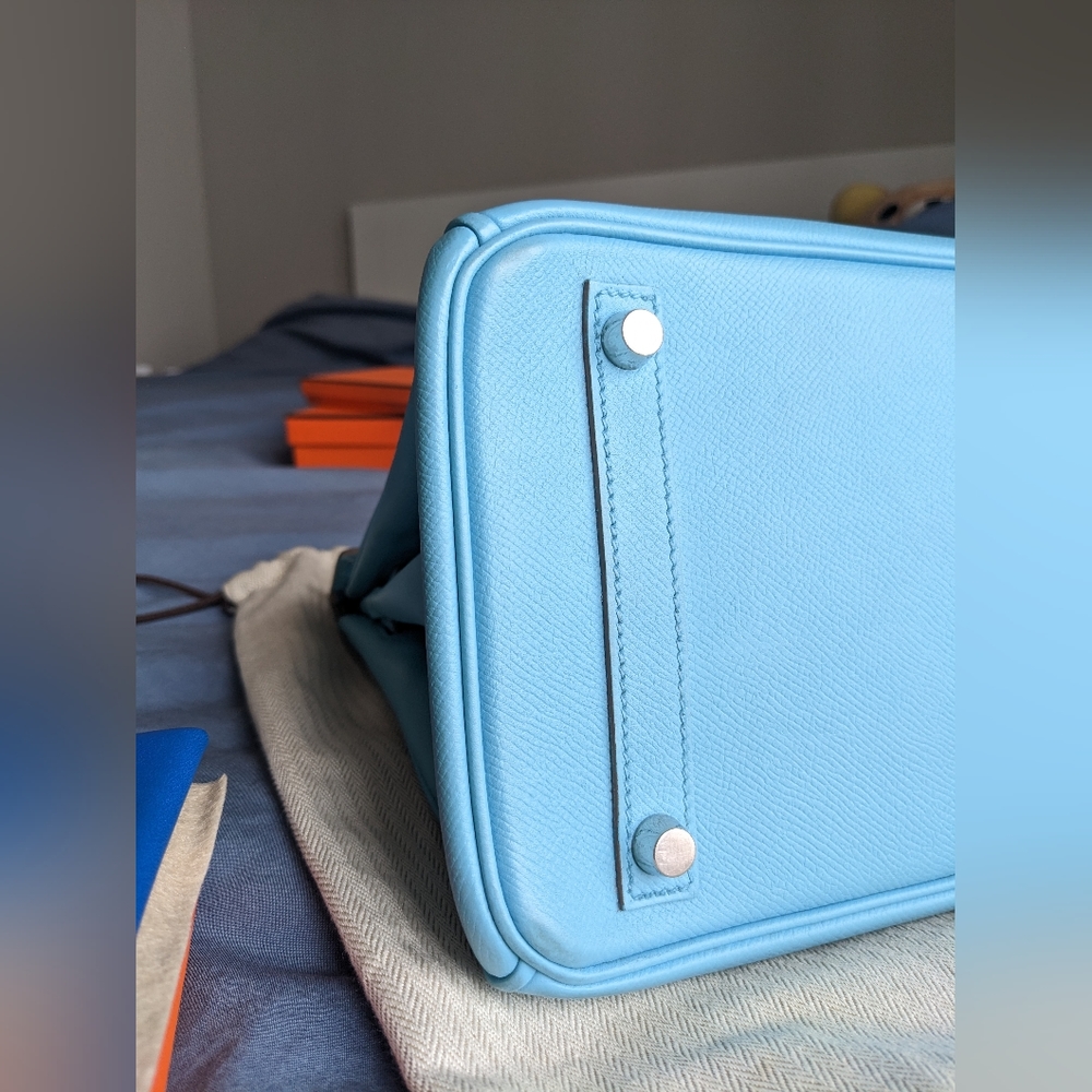 Hermes Birkin 30 Celeste/Mykonos - Picture 10 of 14